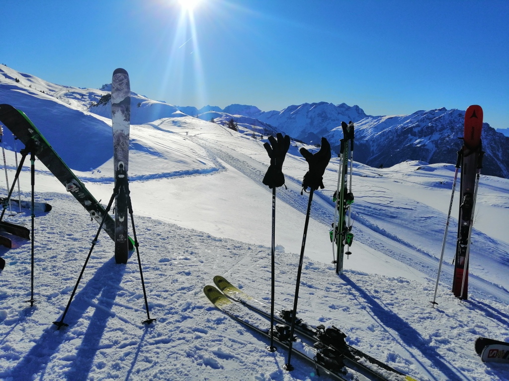 Domaine skiable de l'Alpe d'Huez en hiver